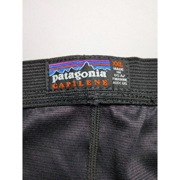 Patagonia Capilene Long Johns Mens XXL Black Base Layer Thermal Pants Active - Picture 11 of 16
